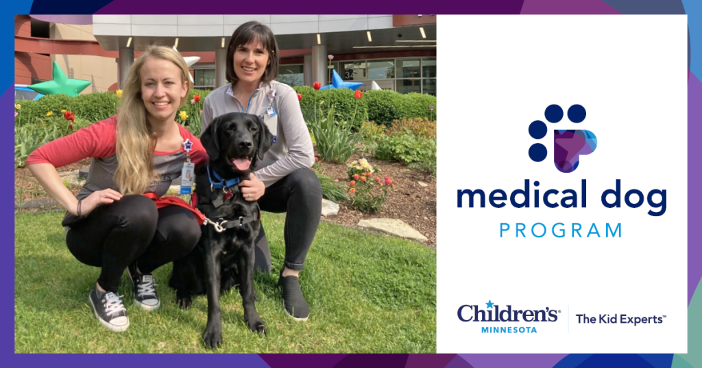 Our medical dog supports patients with eating disorders