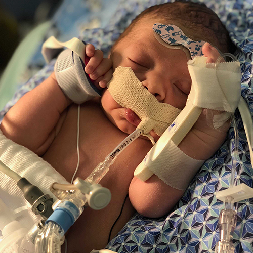 Kashton at the hospital