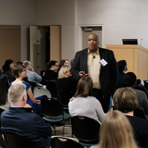 CEIO James Burroughs speaking