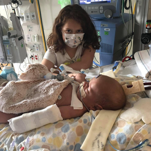 Daniel in hospital bed