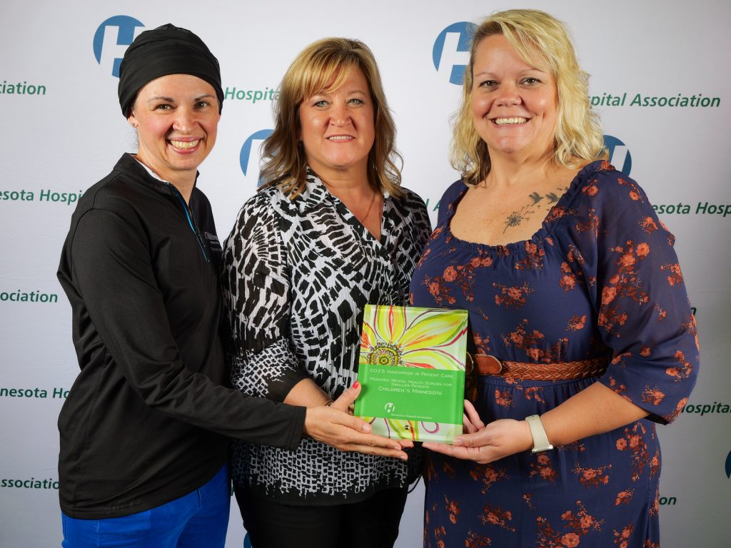Minnesota Hospital Association honors Children’s Minnesota for Innovation in Patient Care ...