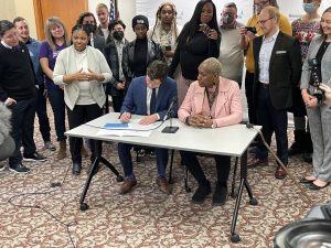Minneapolis Mayor Jacob Frey signs Executive Order establishing Minneapolis a Safe Have for gender-affirming care.