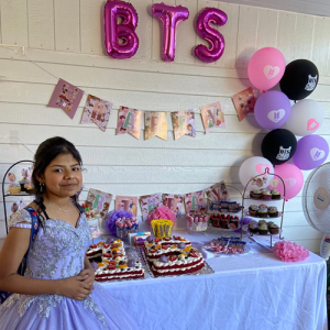 Neli at her quinceanera