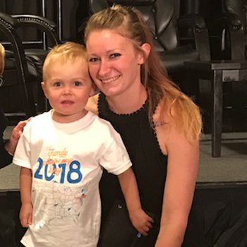 Mom, Shelby, and her son, Charlie.