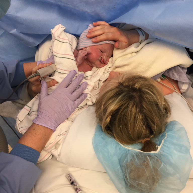 Nora at birth