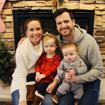 The O’Neil family at home