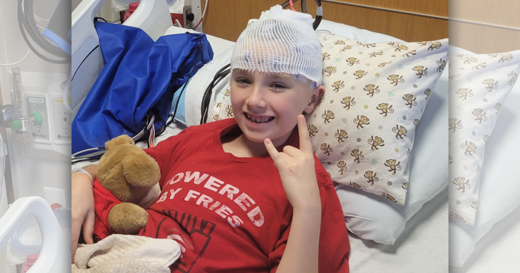 Epilepsy surgery allows Landon to be a kid again