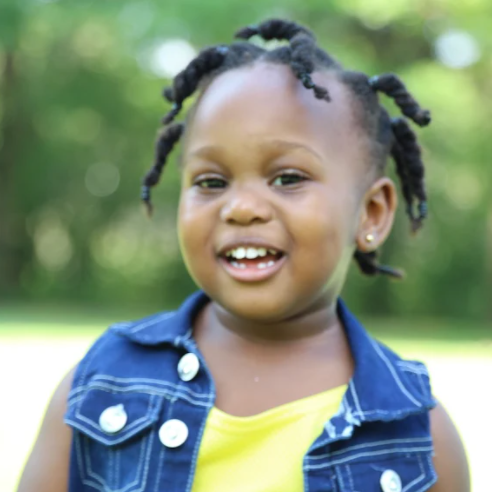 Joy Hardy smiles outside