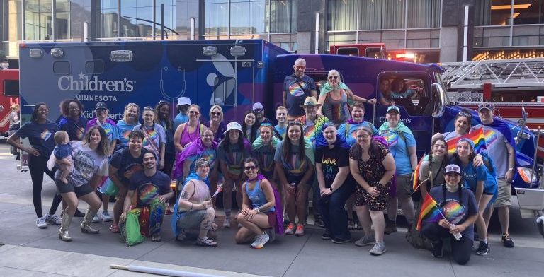 PRIDE ERG members and allies at Minneapolis Pride