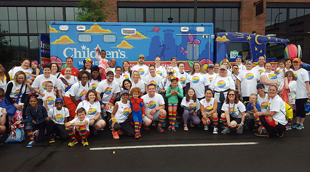 Children's Minnesota at the pride parade