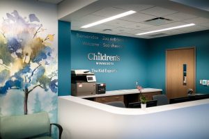 Welcome desk of Roseville clinic