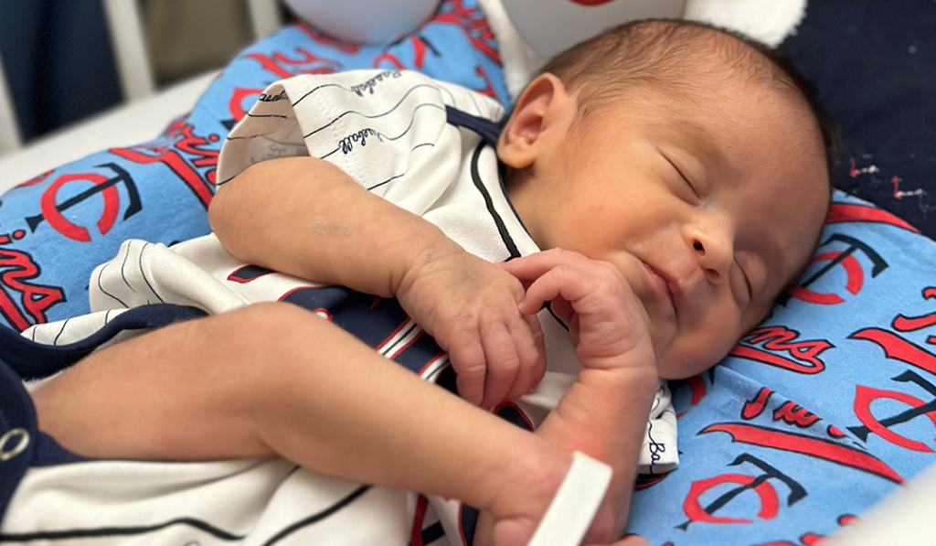 Santiago’s fetal spina bifida repair procedure, the 100th performed at the Midwest Fetal Care Center
