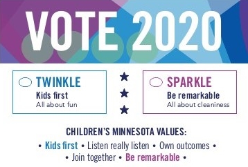 Children's Minnesota's election ballot