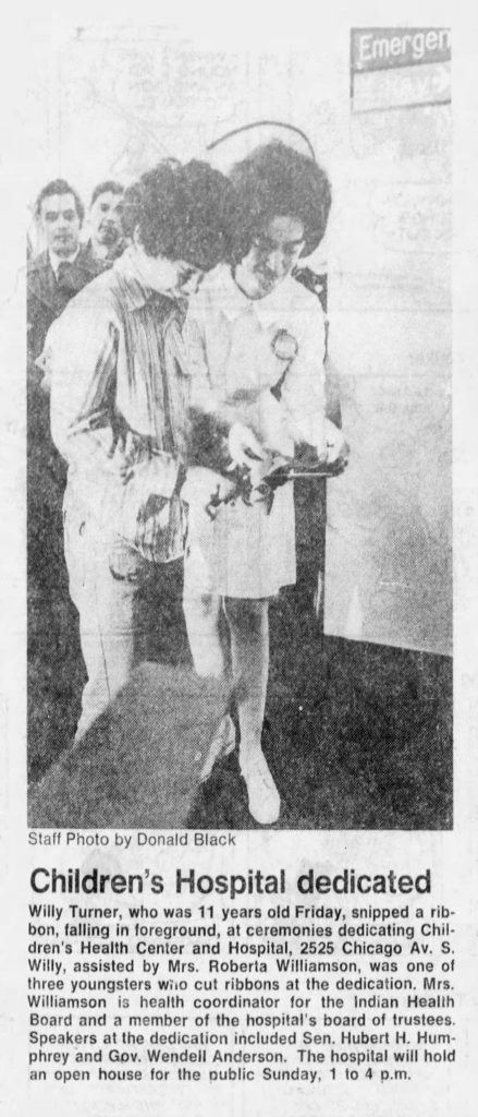 A Dec. 16, 1972, article from the Star Tribune archives about the new Children’s Health Center.