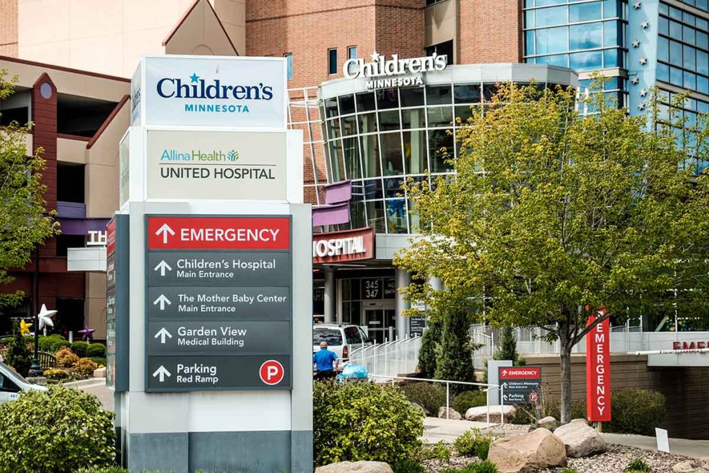 St. Paul Emergency Department entrance