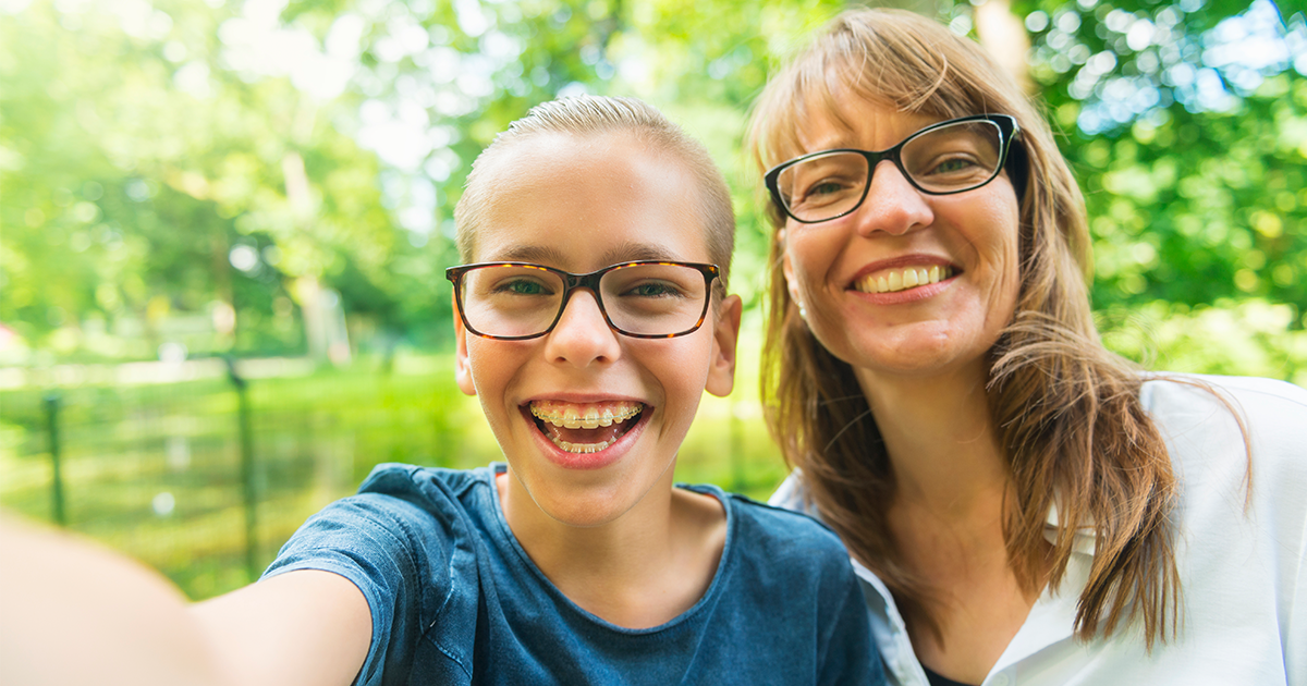 student and mom