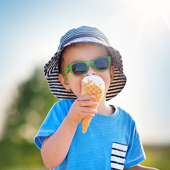 boy in hat and sunglasses