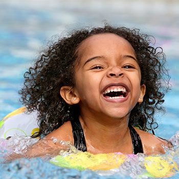 little girl swimming little girl swimming