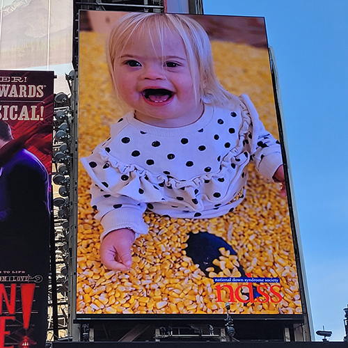 Tallulah on the big screen in New York City