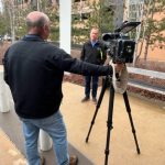Media interviewing people