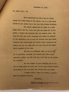 Page 2 of letter from Dr. Walter Ramsey to Henry Ford