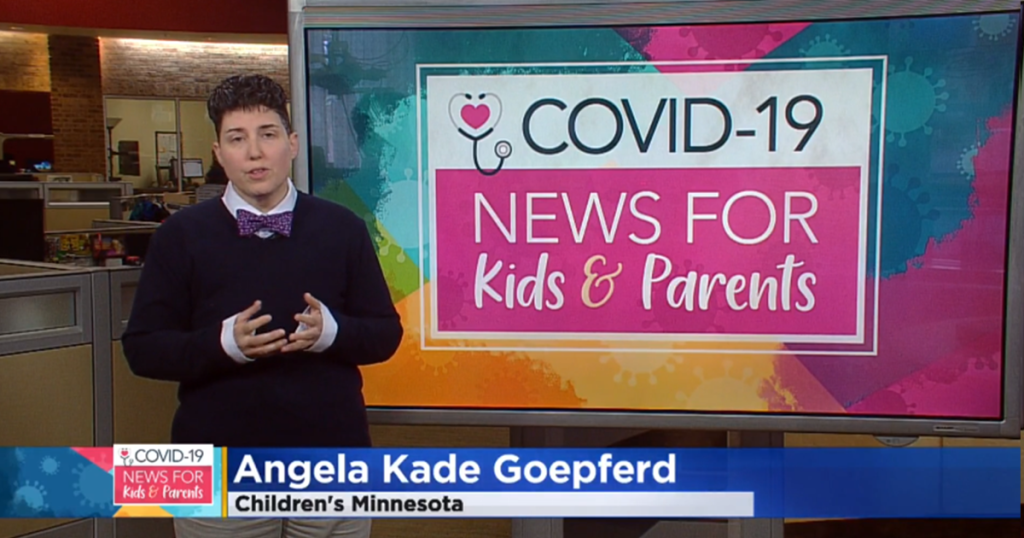 Dr. Goepferd on WCCO talking about how COVID-19 is affecting LGBTQ youth particularly harder.