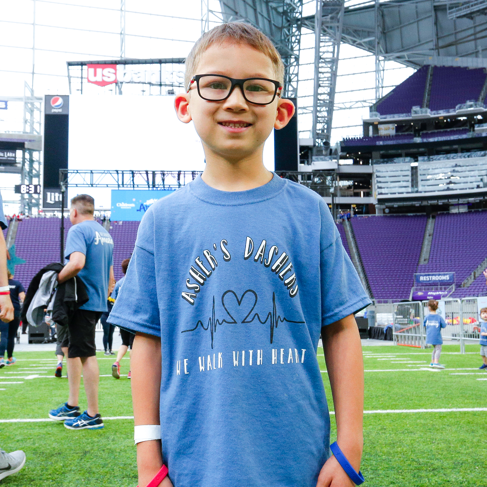 Asher at the Walk for Amazing event