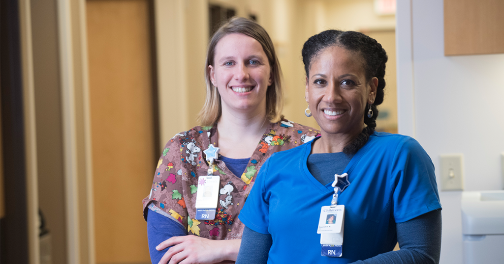 Two RNs at Children's Minnesota