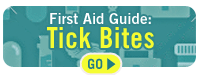 First Aid Guide Tick Bites Go
