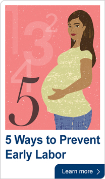 5 ways to prevent early labor